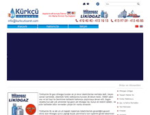 Tablet Screenshot of kurkcuticaret.com